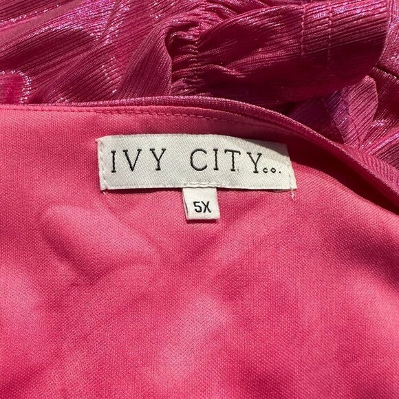 Ivy City Co Millie Dress in Pink Plus Size 5X - Picture 7 of 8